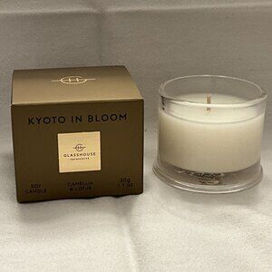 Glasshouse Fragrances Kyoto In Bloom Scented Single Wick Mini Candle 1.1 oz NIB